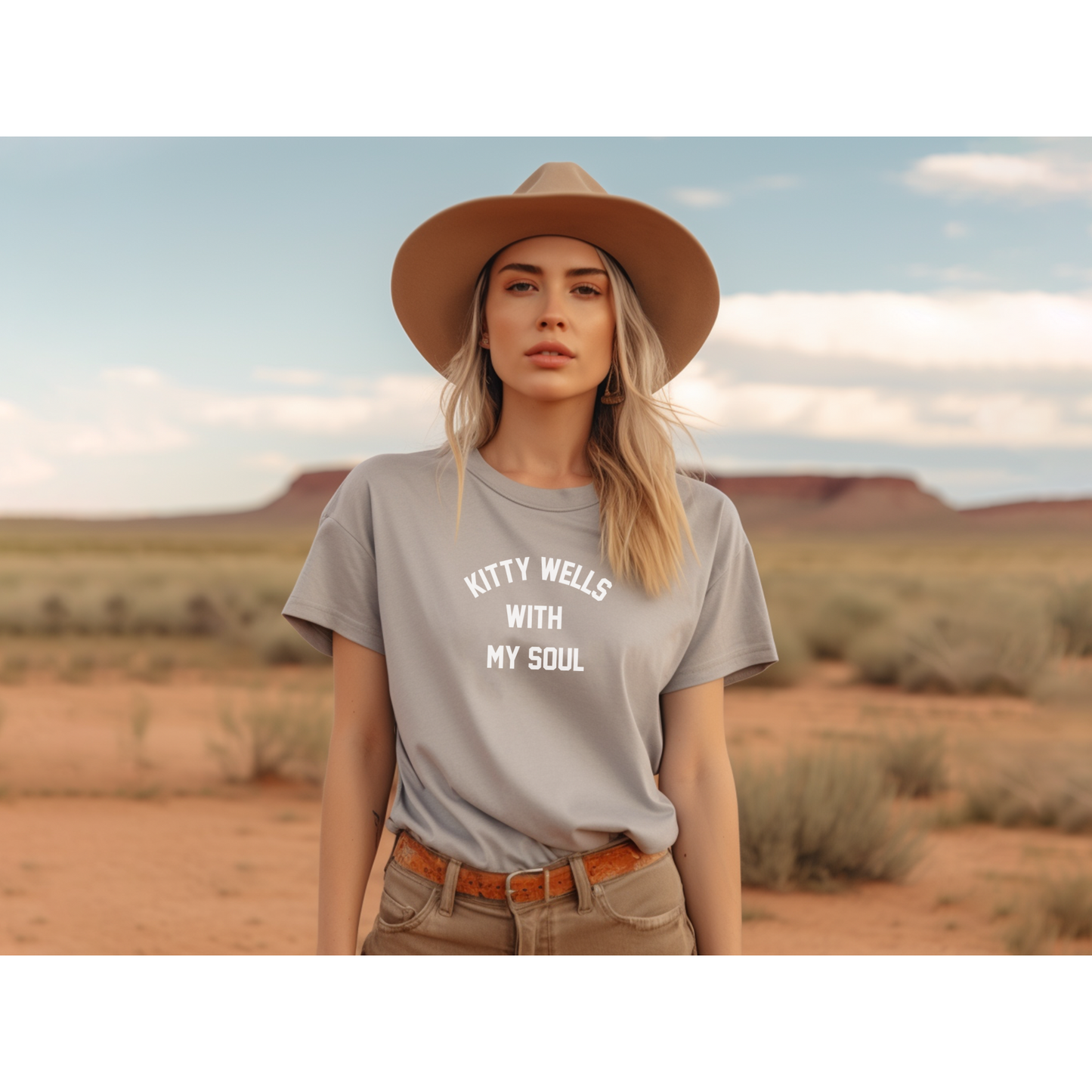 Kitty Wells With My Soul Original Tee