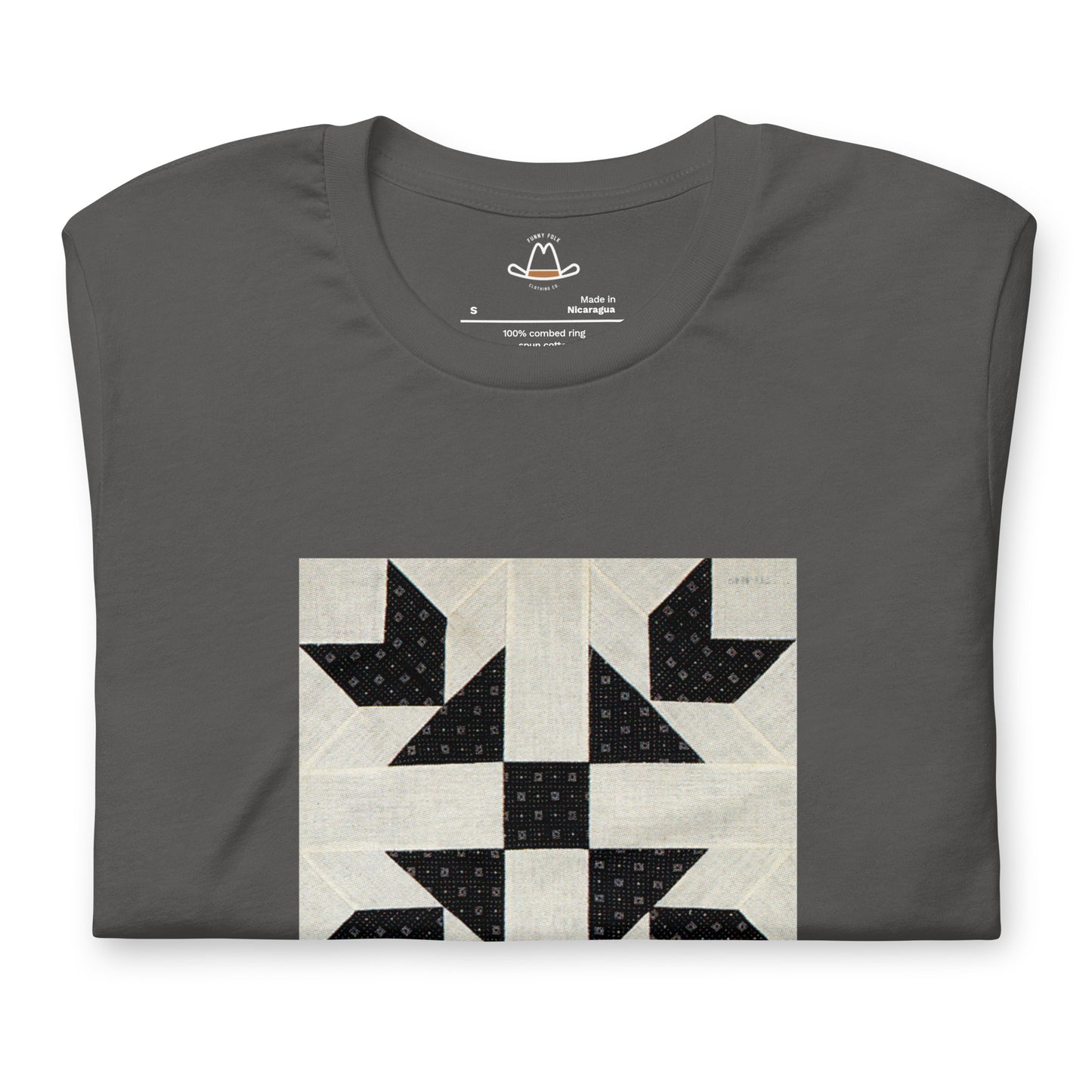 Goose Tracks I Quilt Block Original Tee