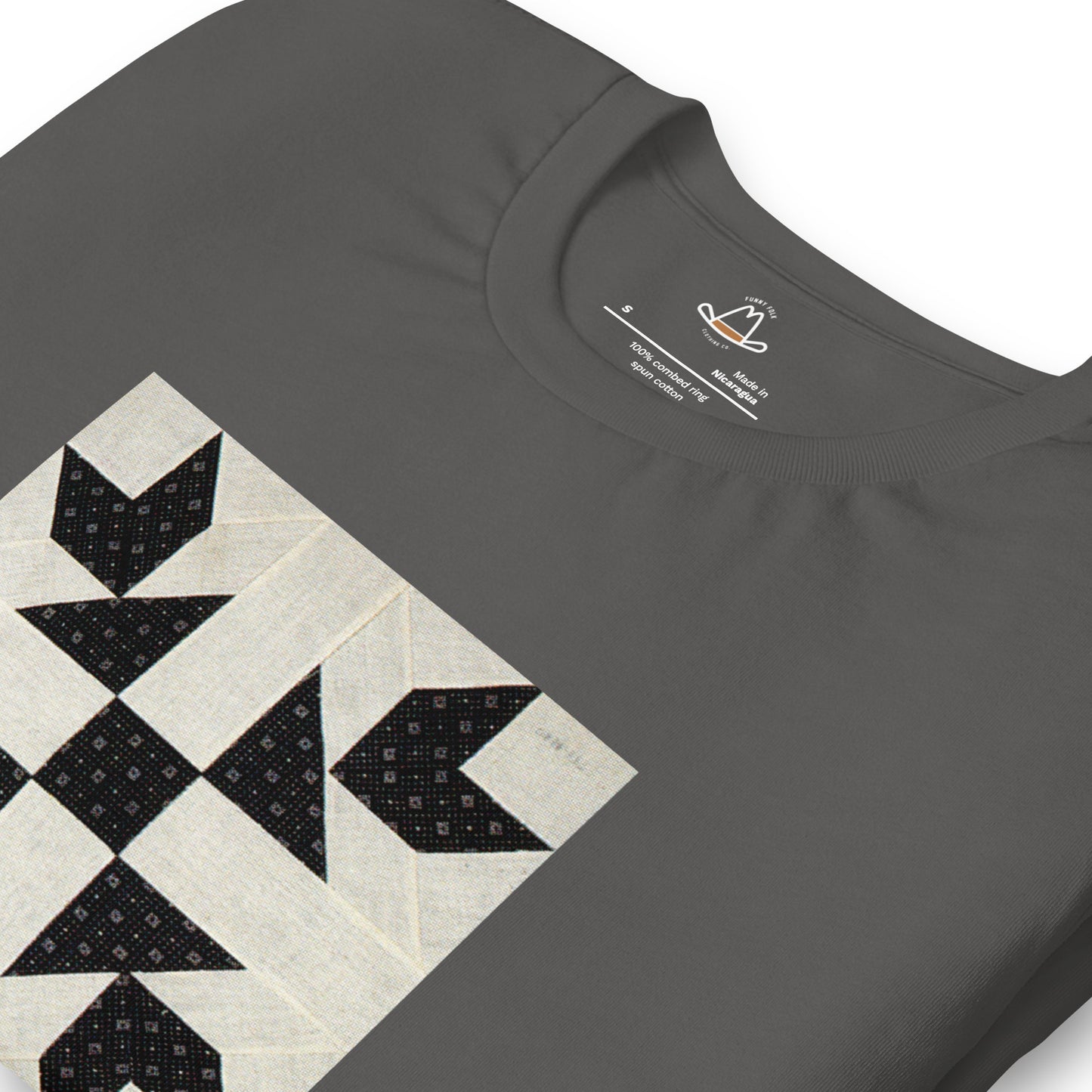 Goose Tracks I Quilt Block Original Tee