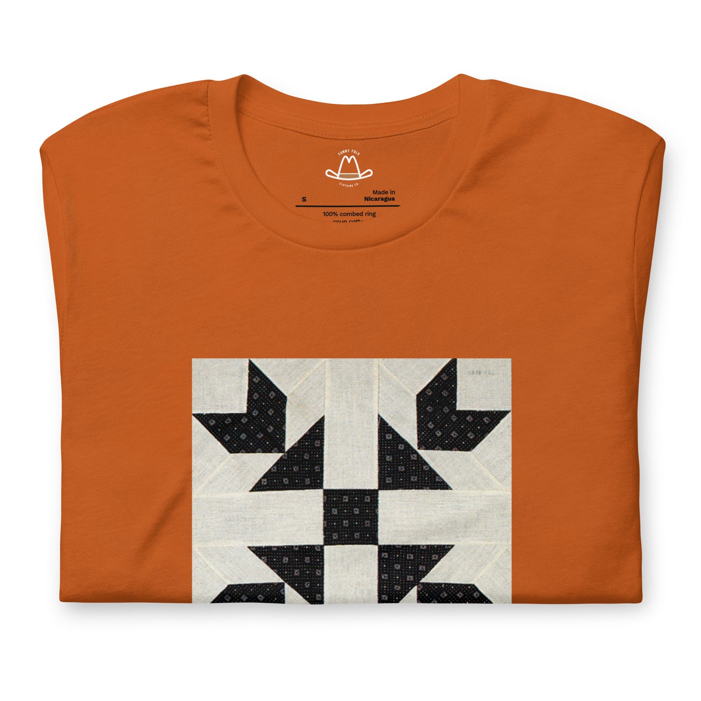 Goose Tracks I Quilt Block Original Tee