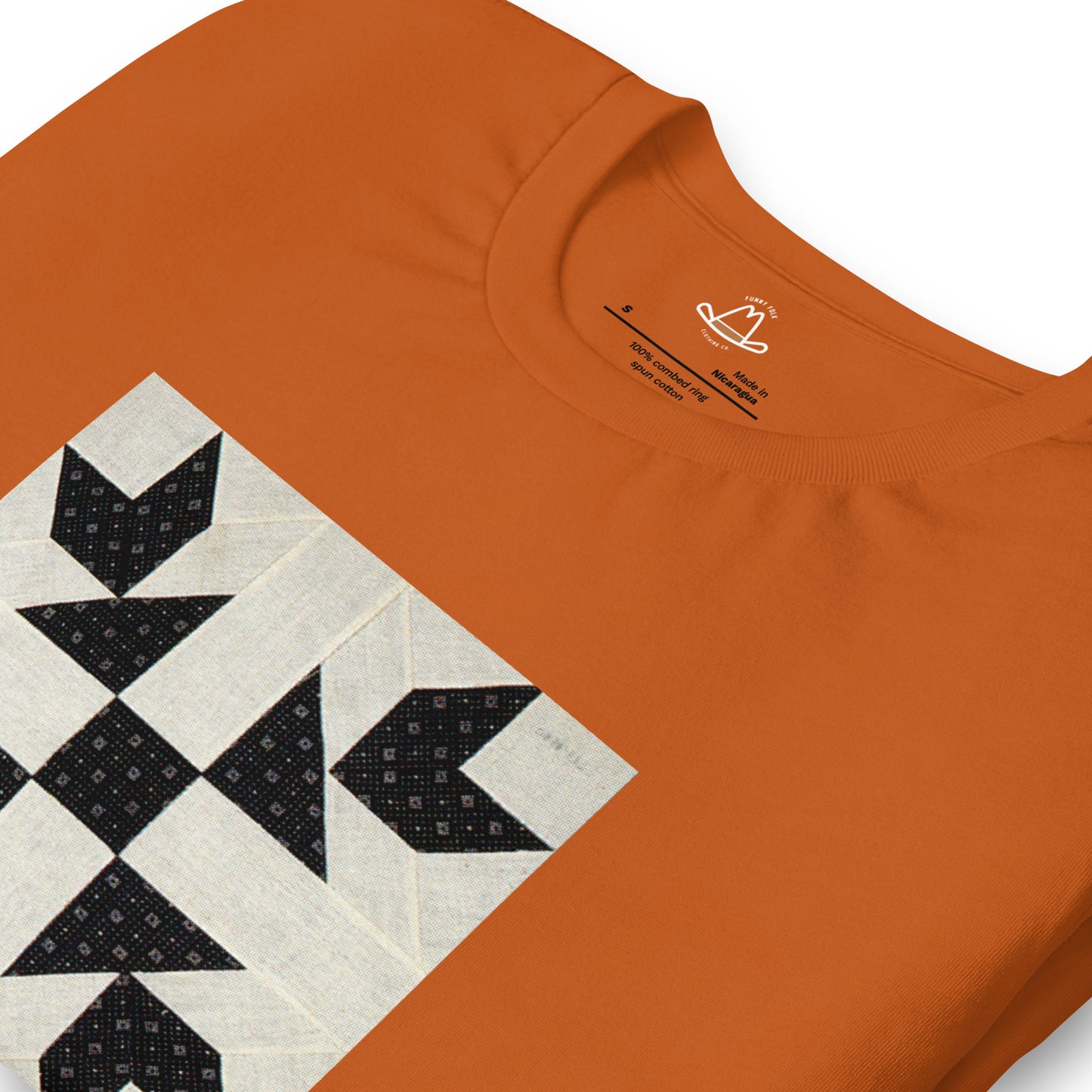 Goose Tracks I Quilt Block Original Tee