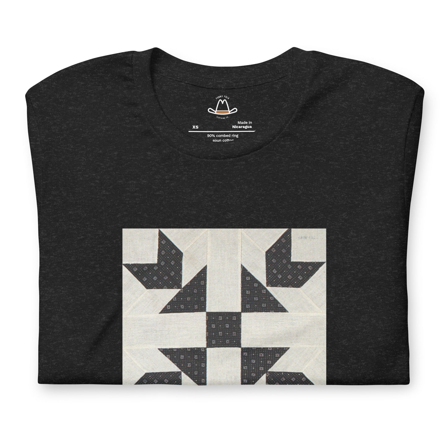 Goose Tracks I Quilt Block Original Tee