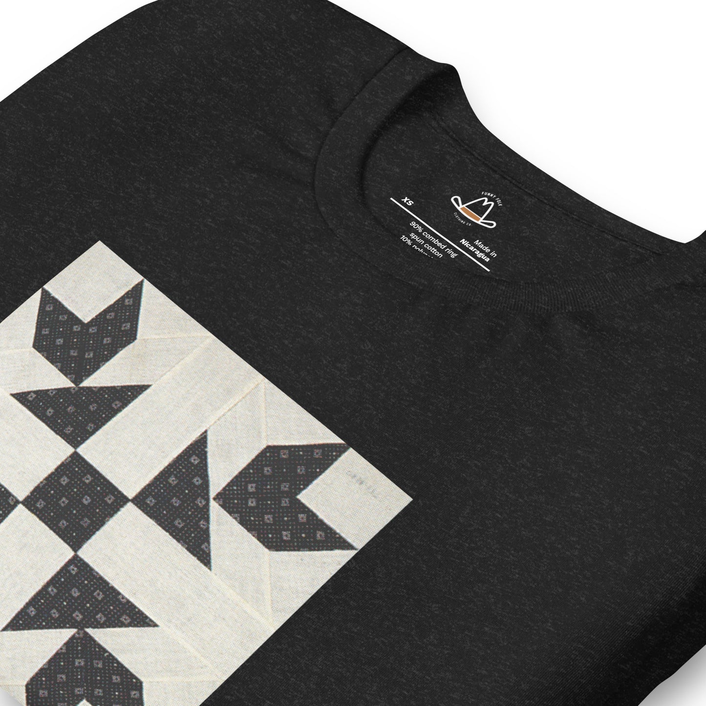 Goose Tracks I Quilt Block Original Tee