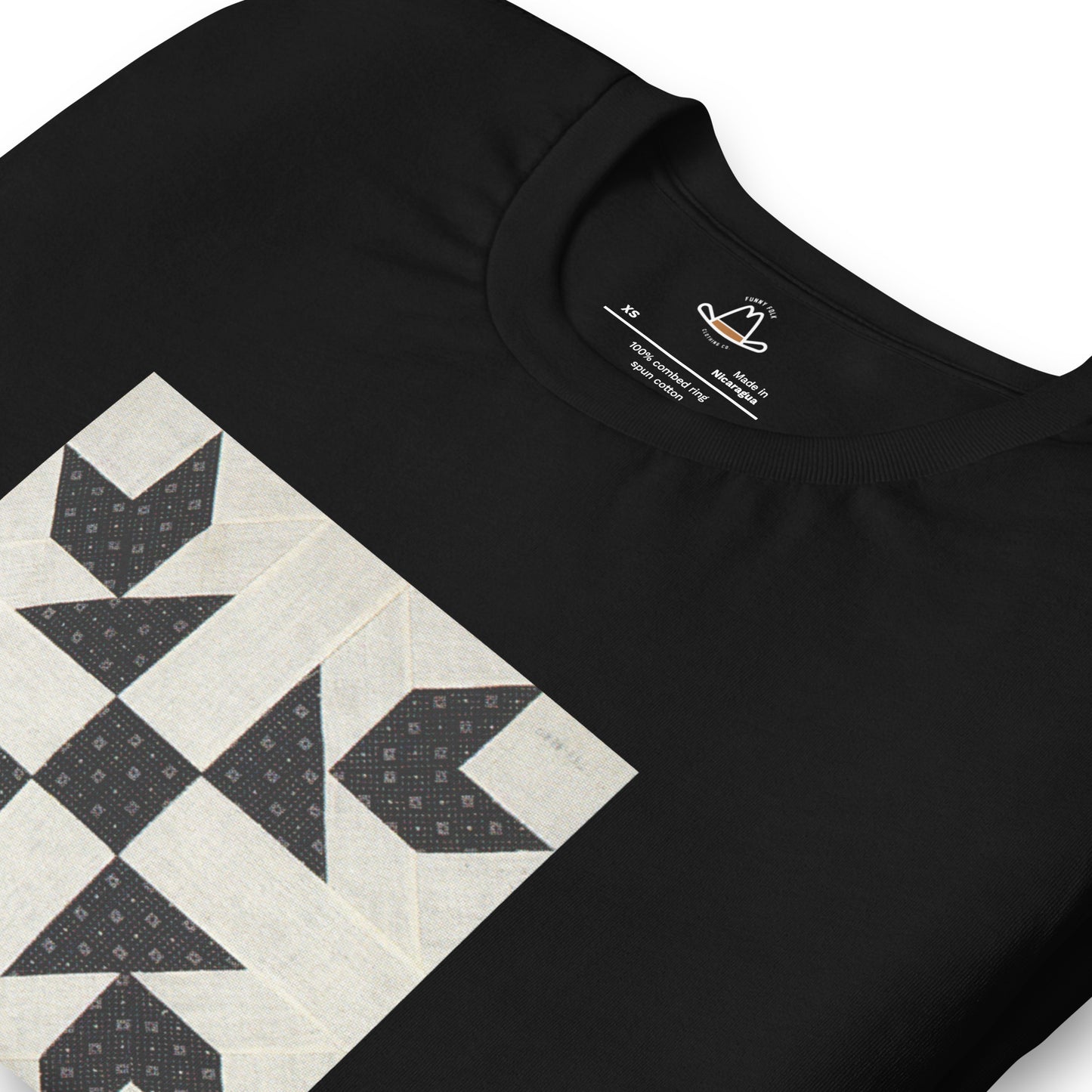 Goose Tracks I Quilt Block Original Tee