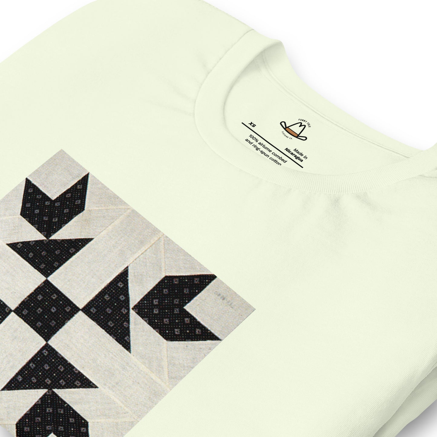 Goose Tracks I Quilt Block Original Tee