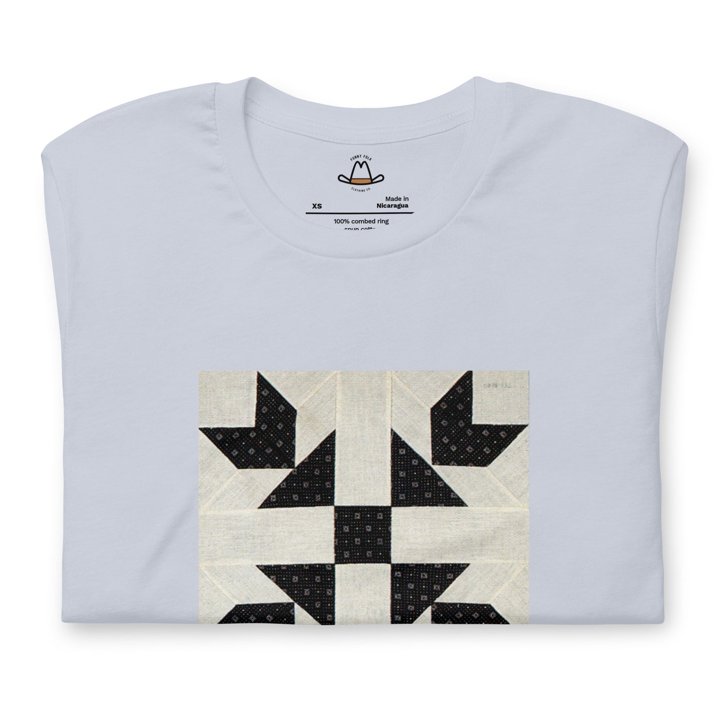 Goose Tracks I Quilt Block Original Tee