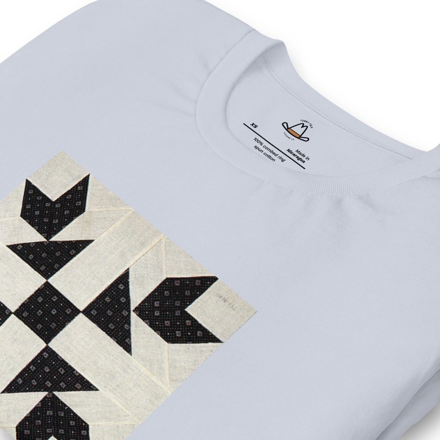 Goose Tracks I Quilt Block Original Tee