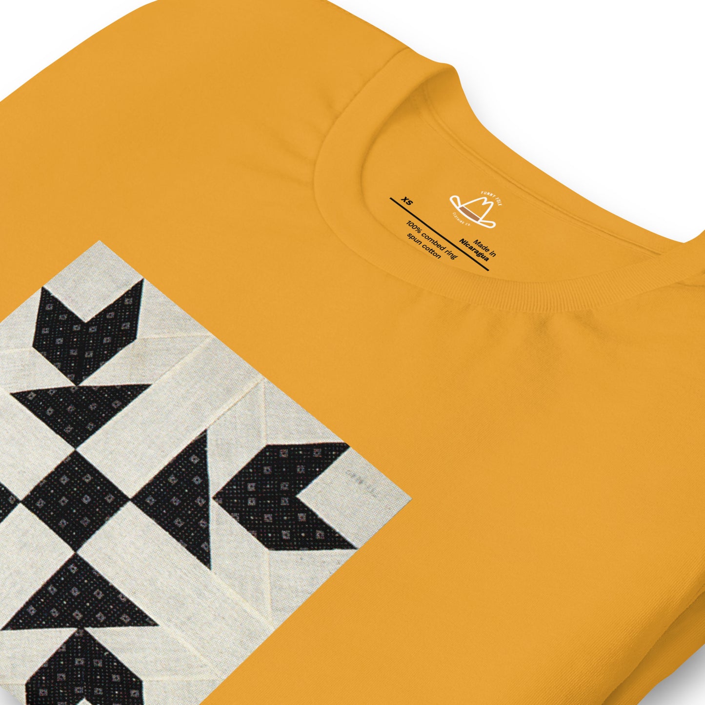 Goose Tracks I Quilt Block Original Tee