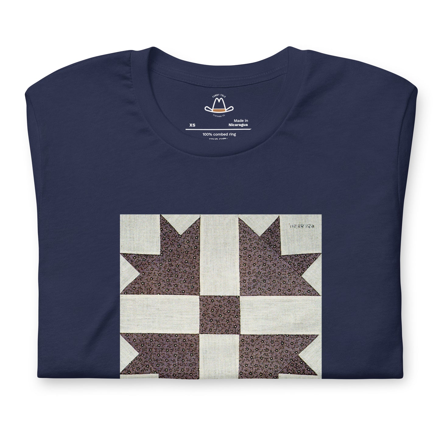 Goose Tracks II Quilt Block Original Tee