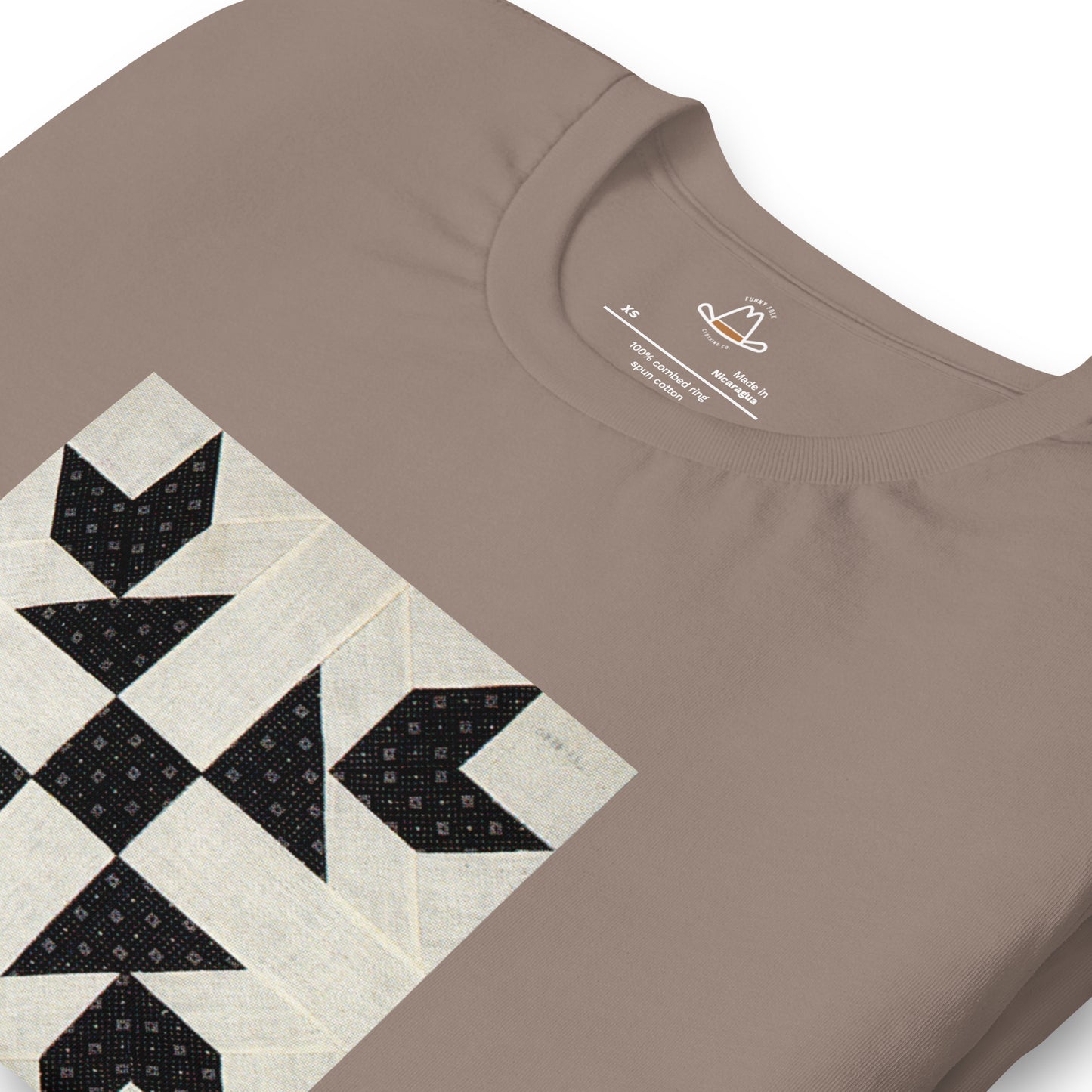 Goose Tracks I Quilt Block Original Tee
