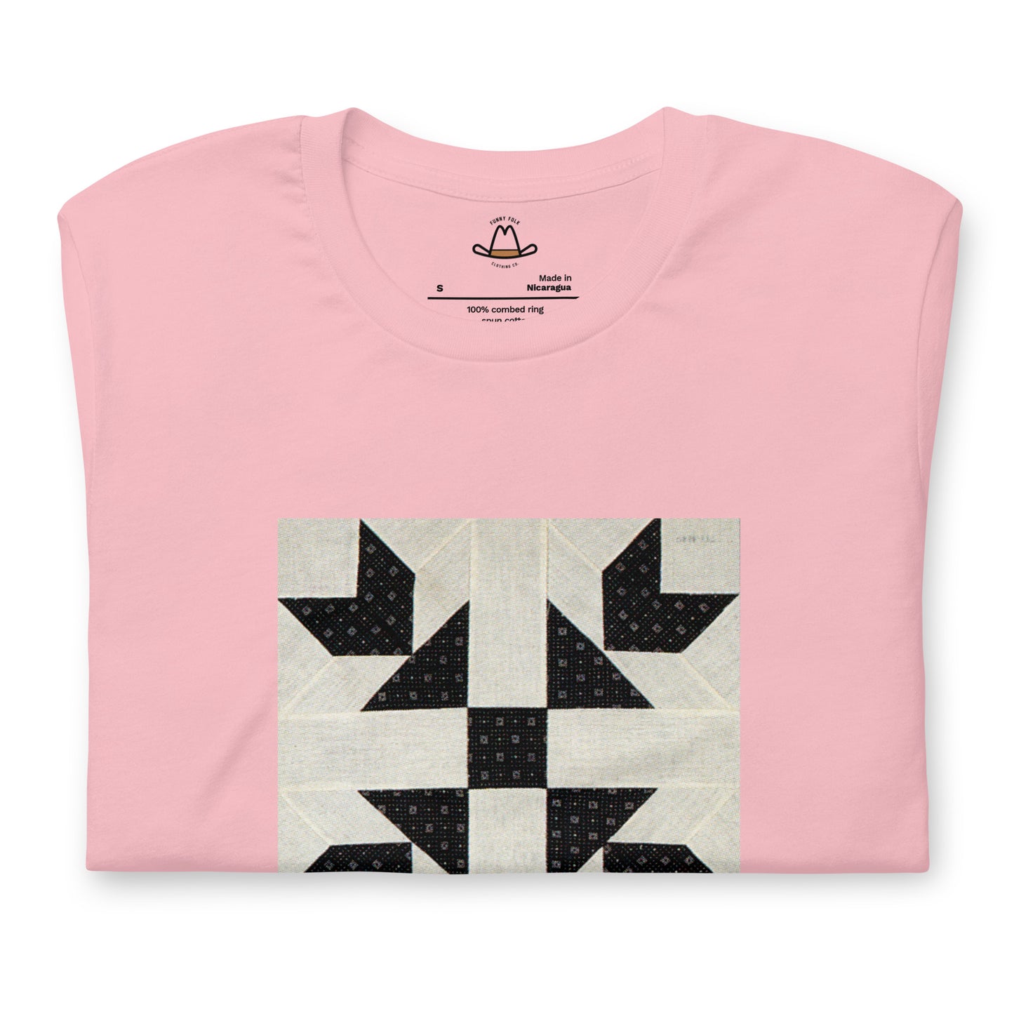 Goose Tracks I Quilt Block Original Tee