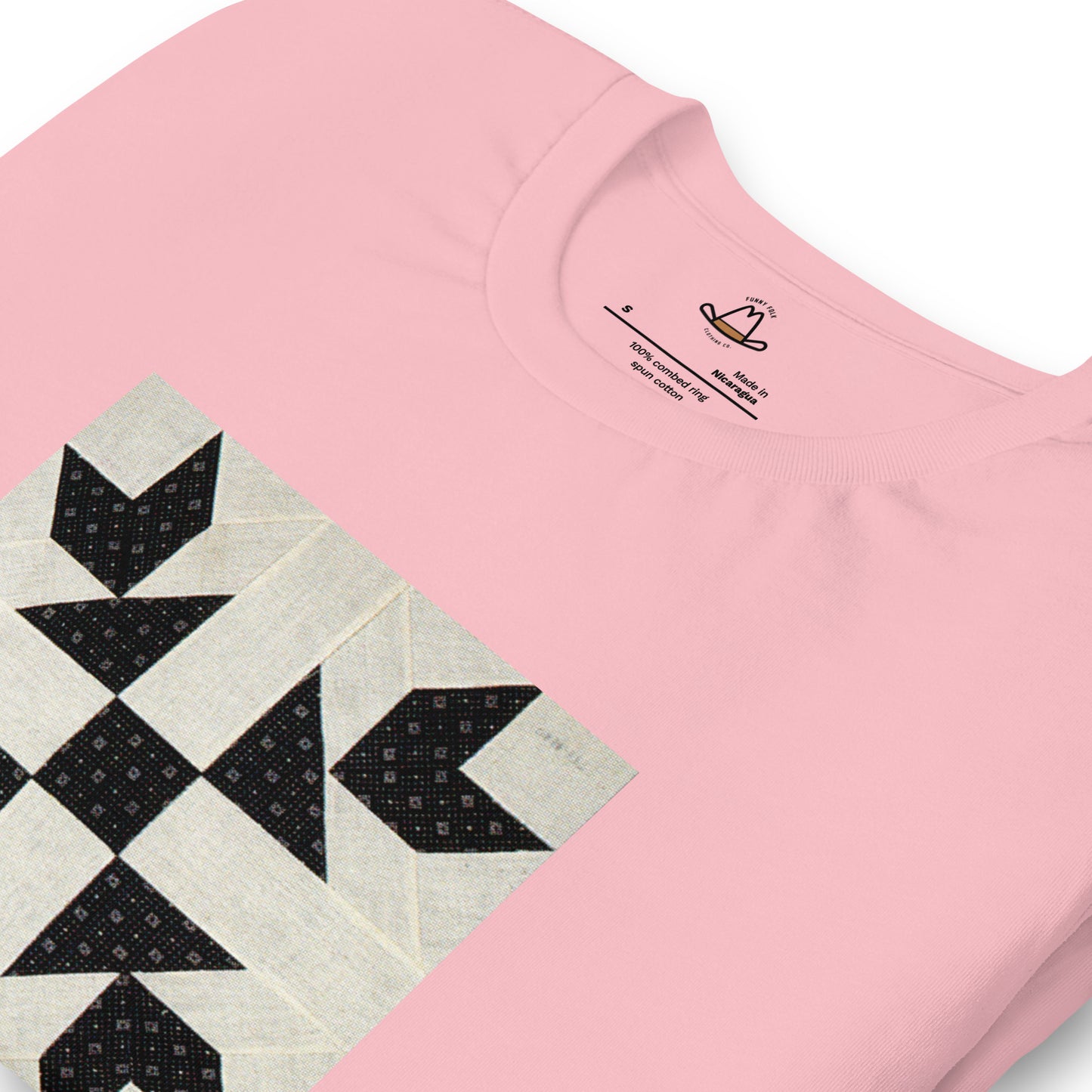 Goose Tracks I Quilt Block Original Tee