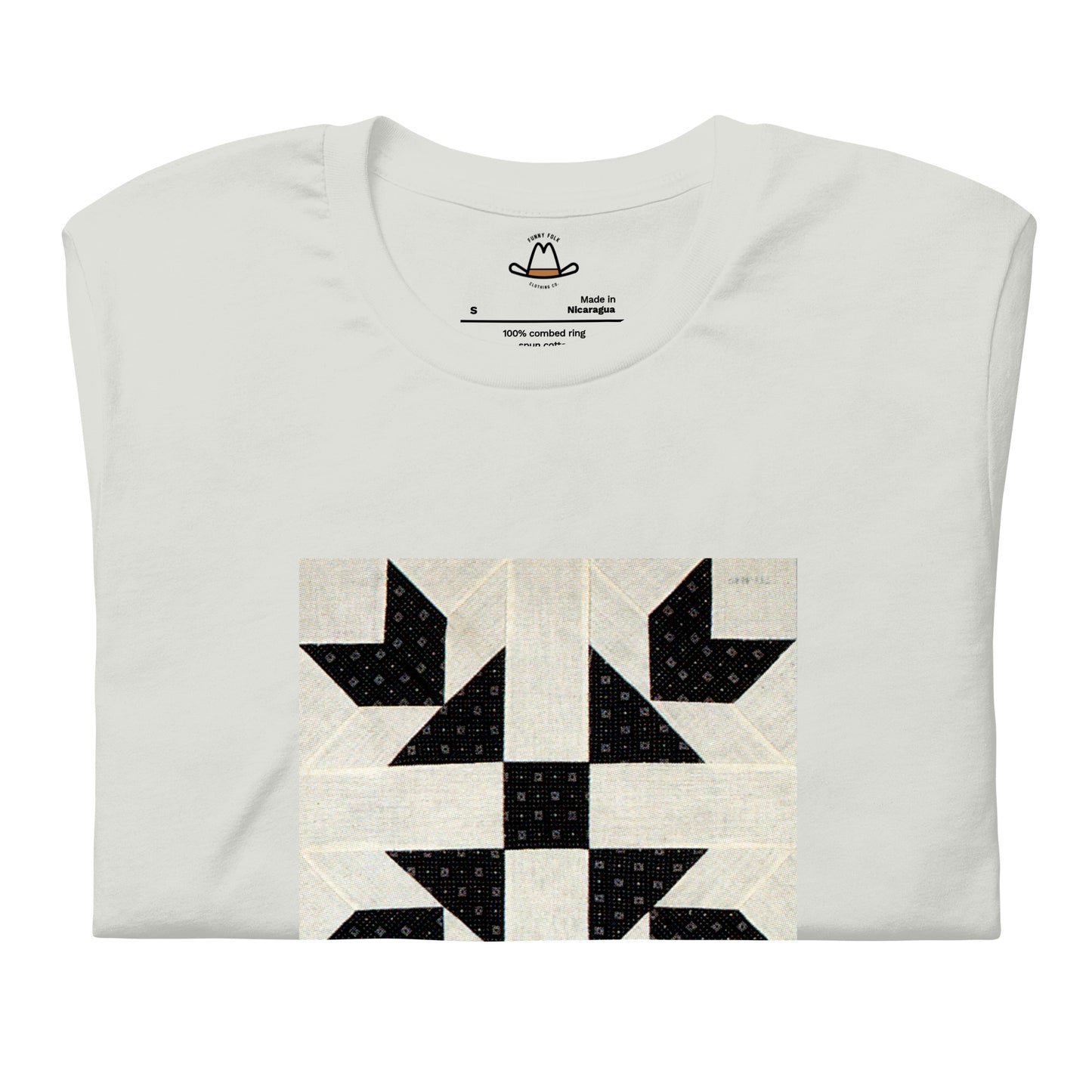 Goose Tracks I Quilt Block Original Tee