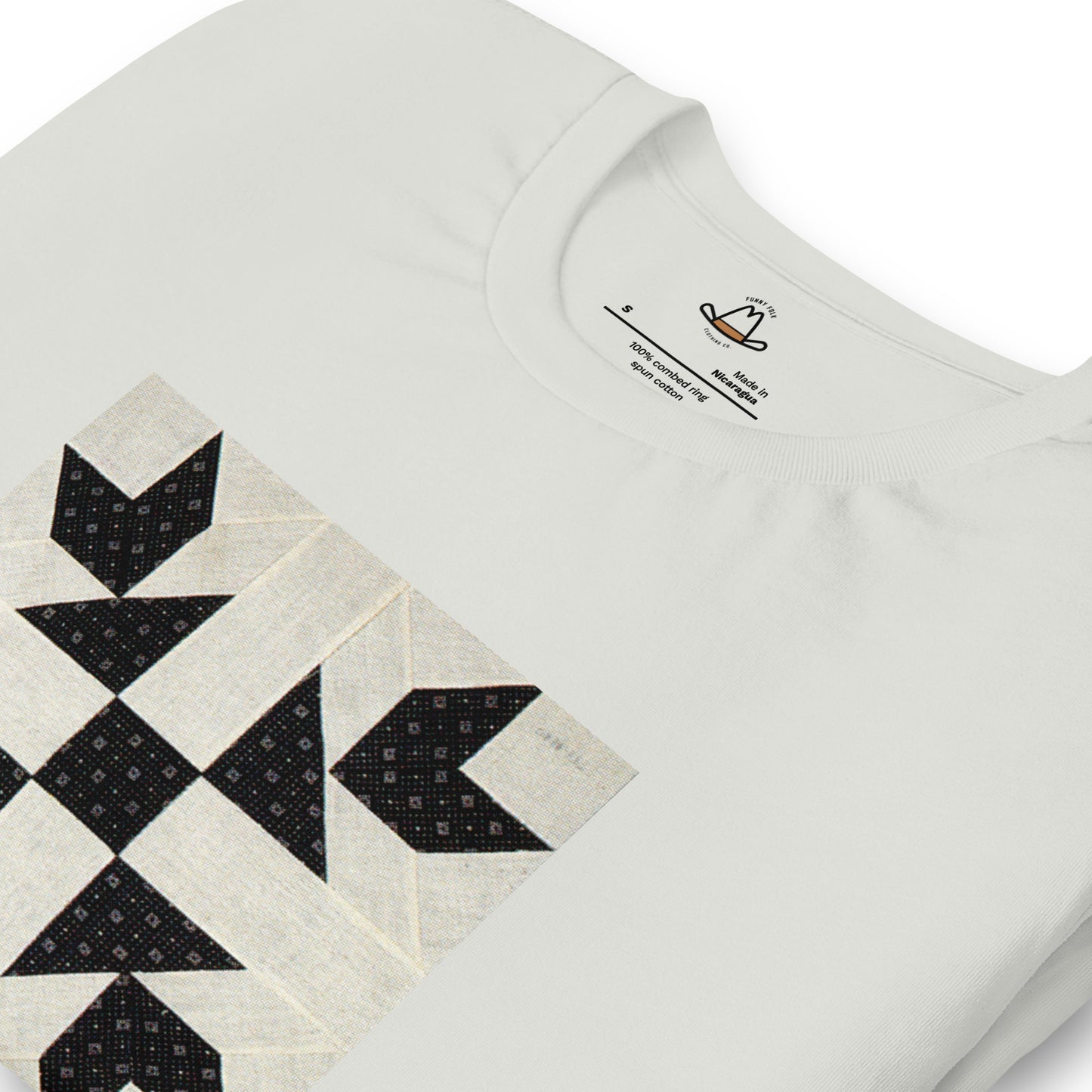 Goose Tracks I Quilt Block Original Tee