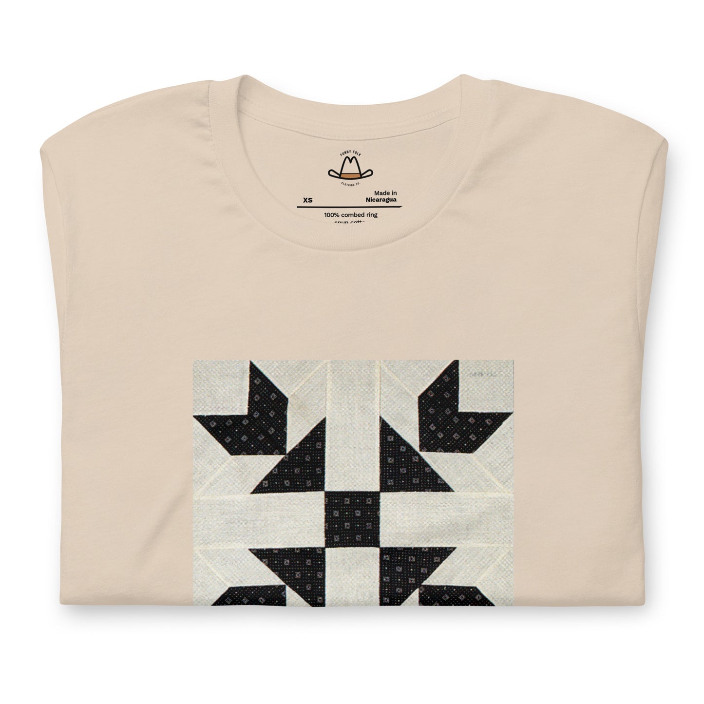 Goose Tracks I Quilt Block Original Tee