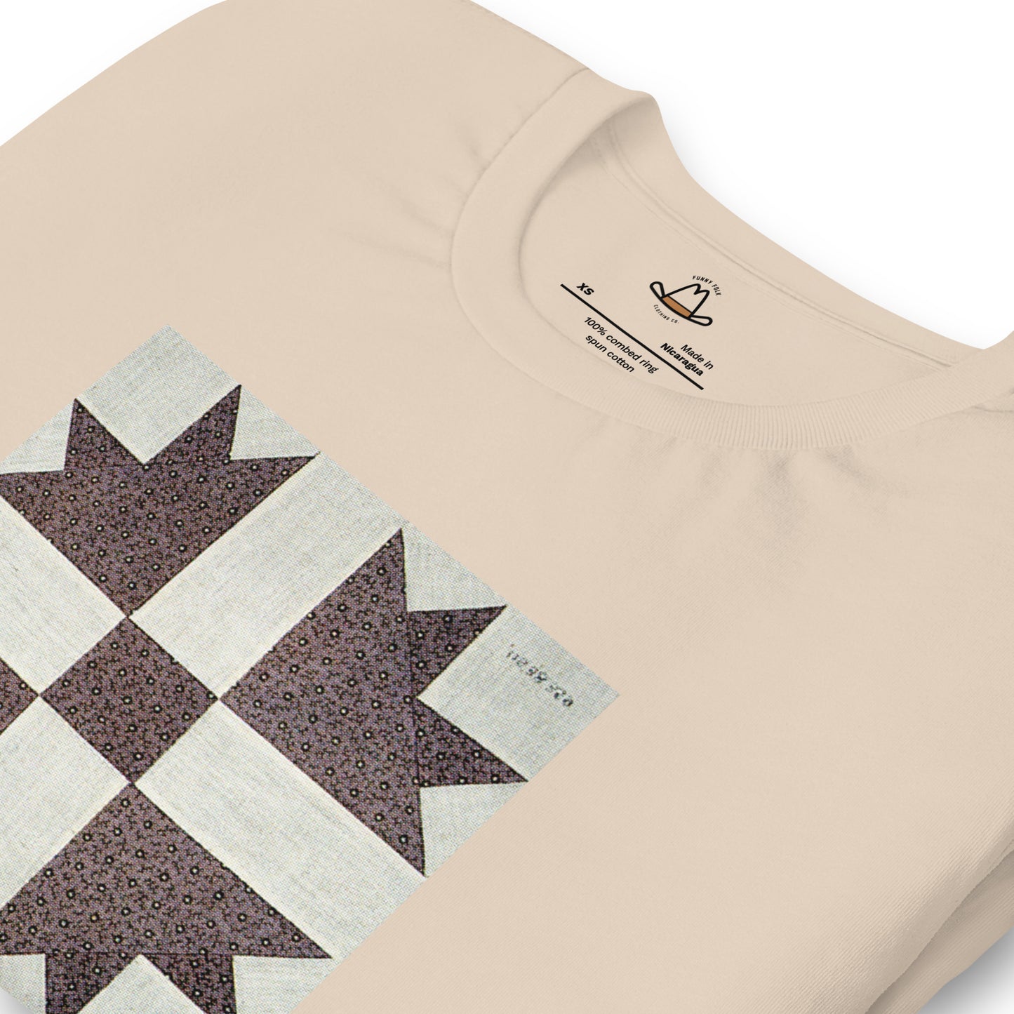 Goose Tracks II Quilt Block Original Tee