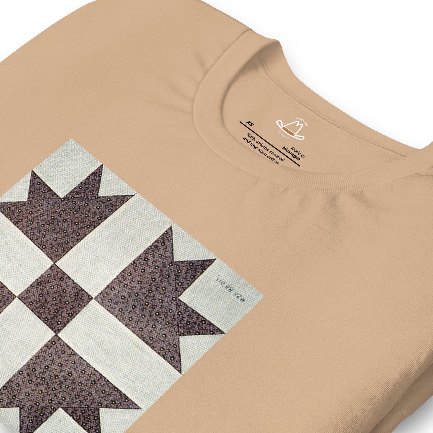 Goose Tracks II Quilt Block Original Tee