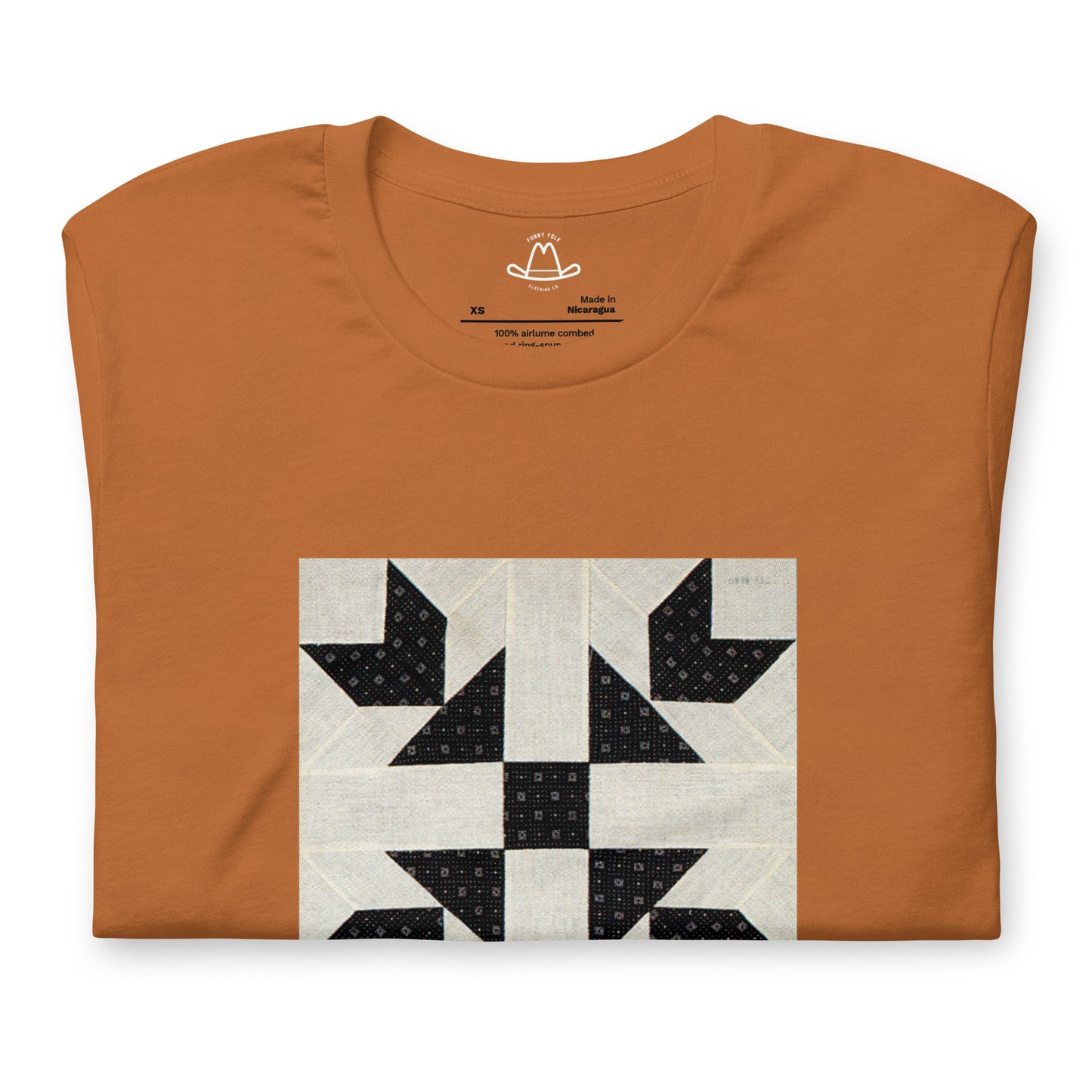 Goose Tracks I Quilt Block Original Tee