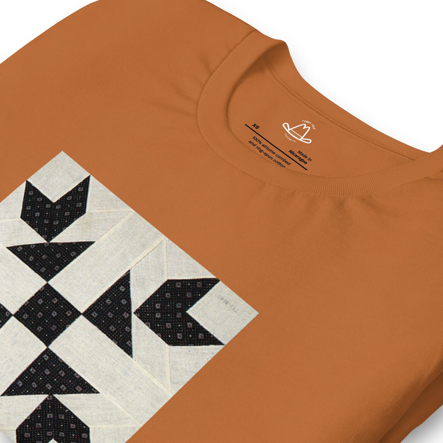 Goose Tracks I Quilt Block Original Tee