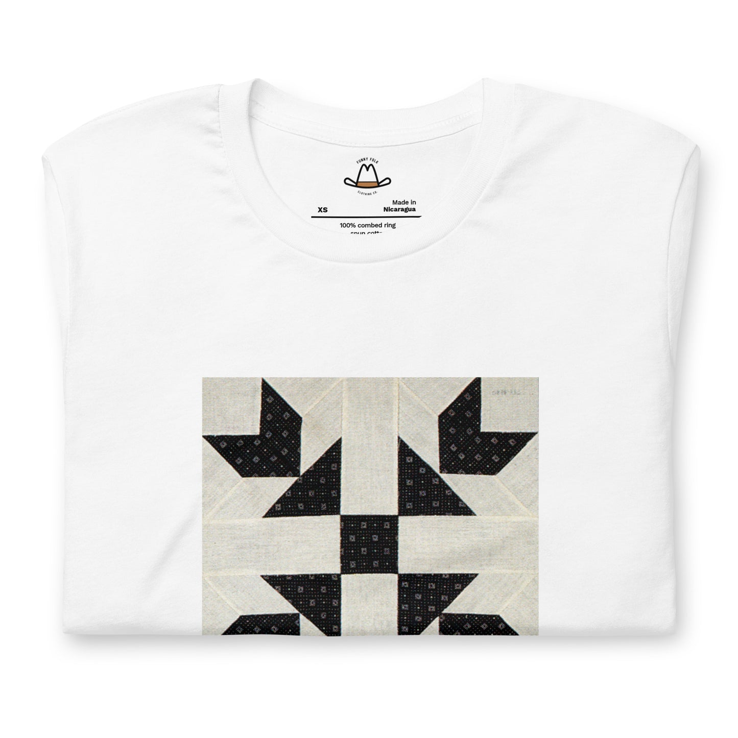 Goose Tracks I Quilt Block Original Tee