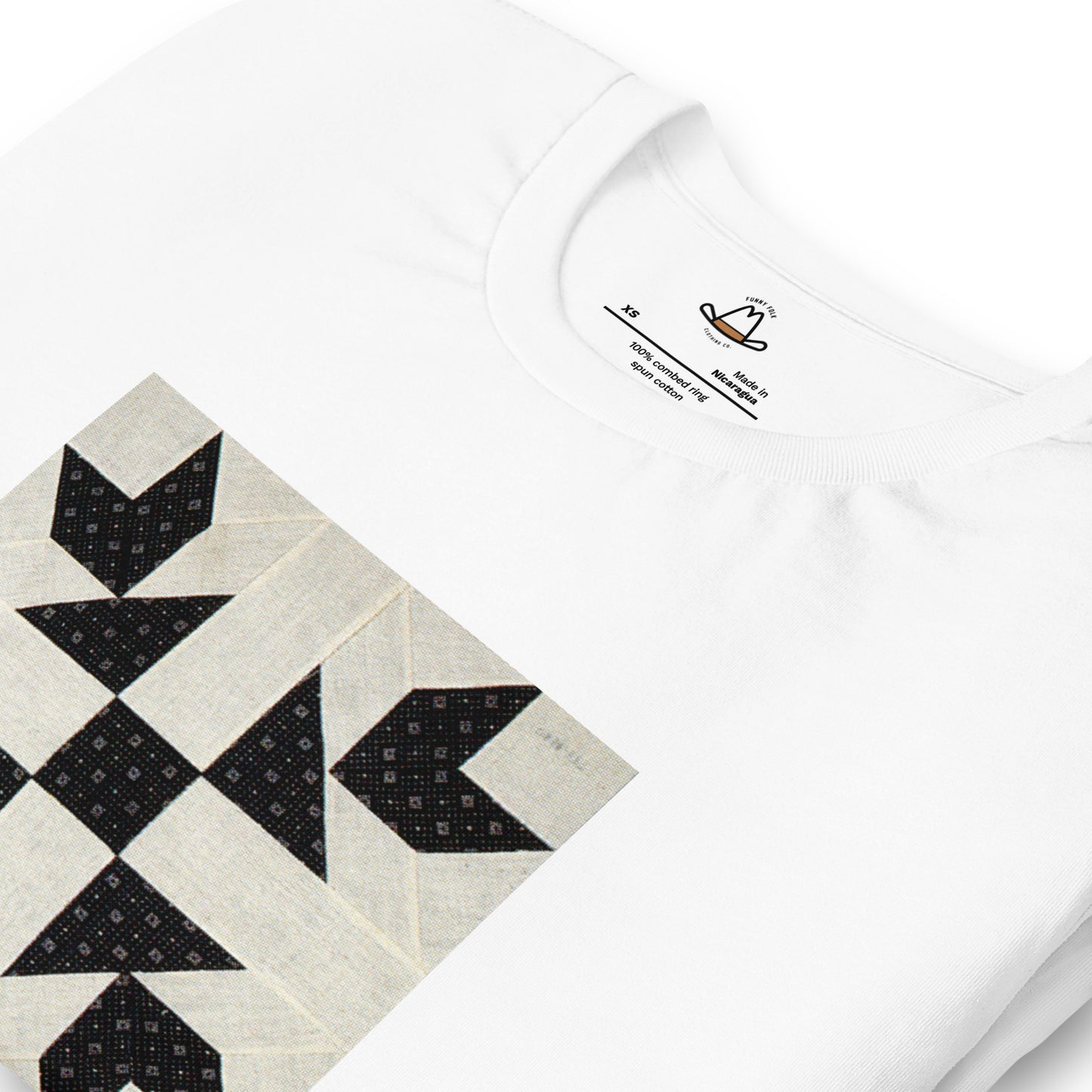Goose Tracks I Quilt Block Original Tee