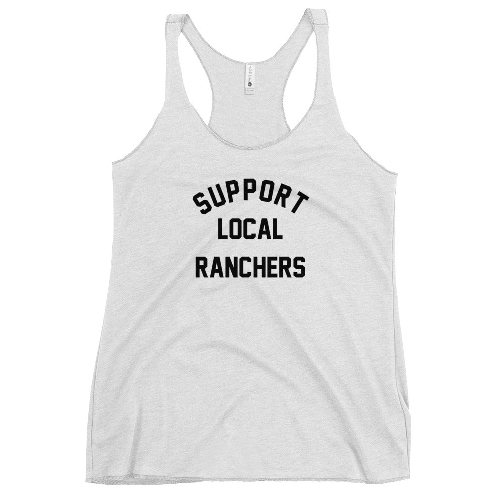 Support Local Ranchers Original Racerback Tank