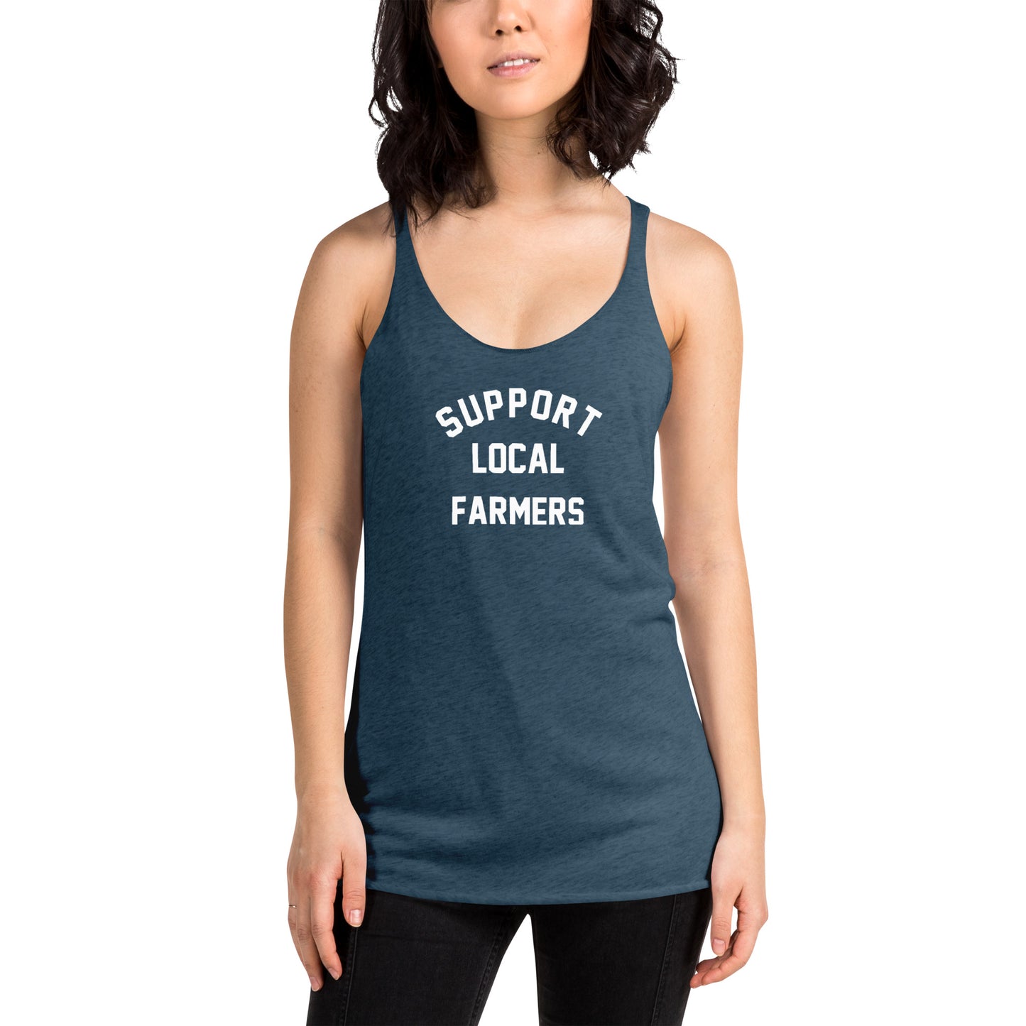 Support Local Farmers Original Racerback Tank