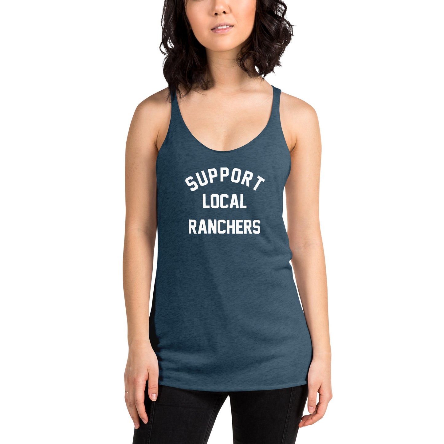 Support Local Ranchers Original Racerback Tank