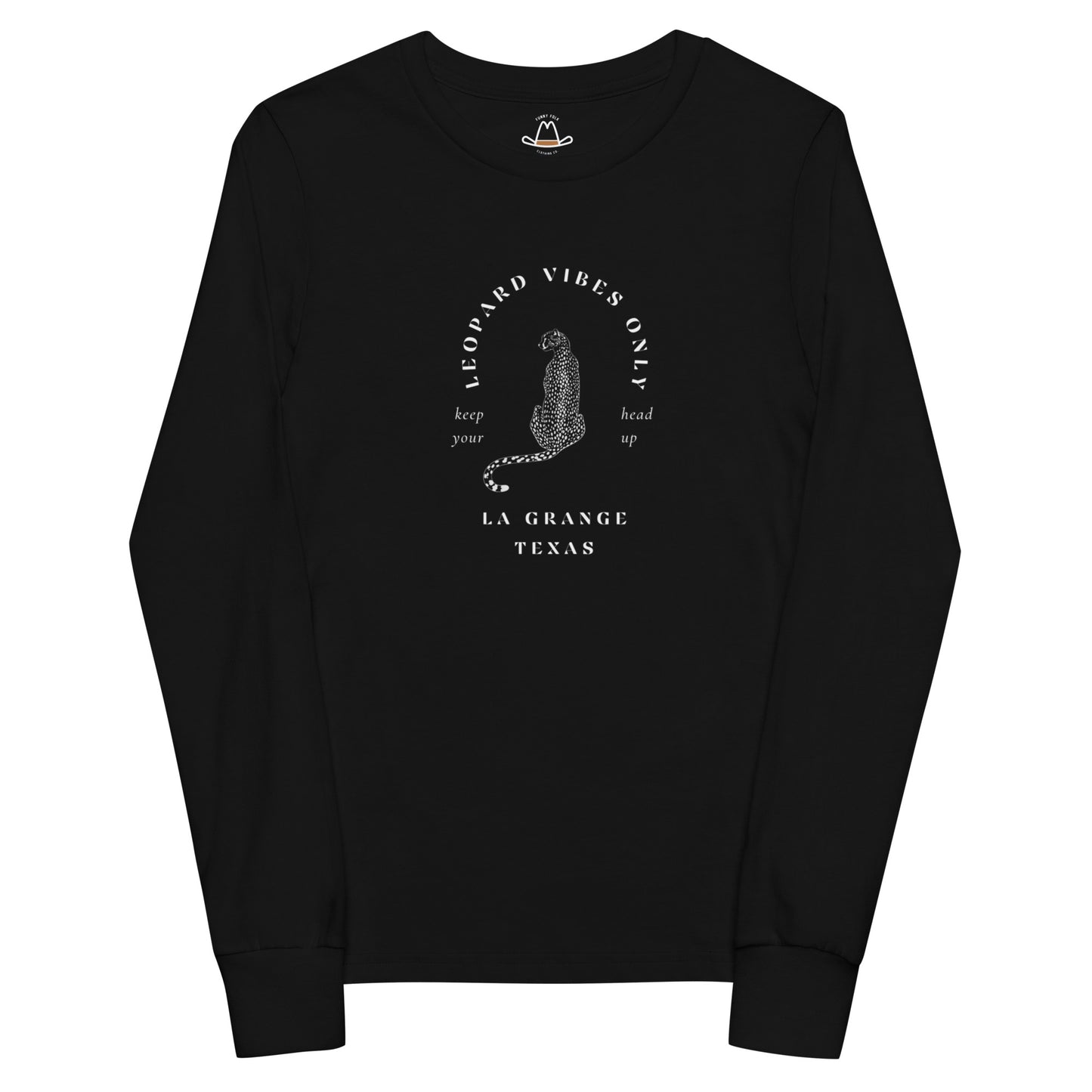 Leopards Vibes Only Long Sleeve Original Tee | Youth