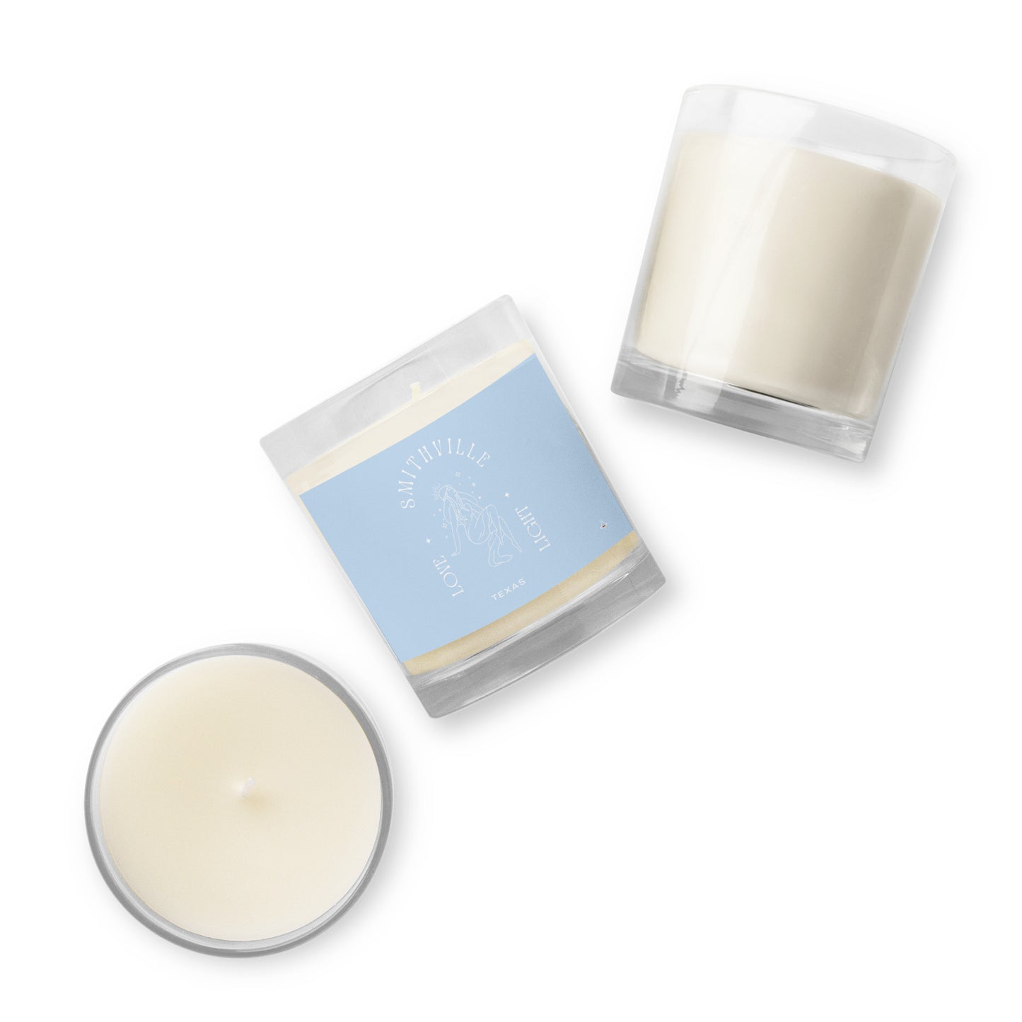 Love + Light | Smithville Light Blue Jar Candle