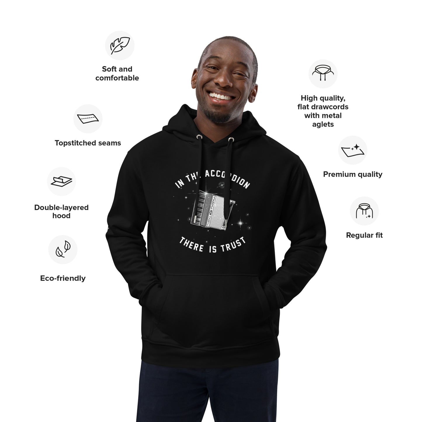 In the Accordion There is Trust Original Hoodie
