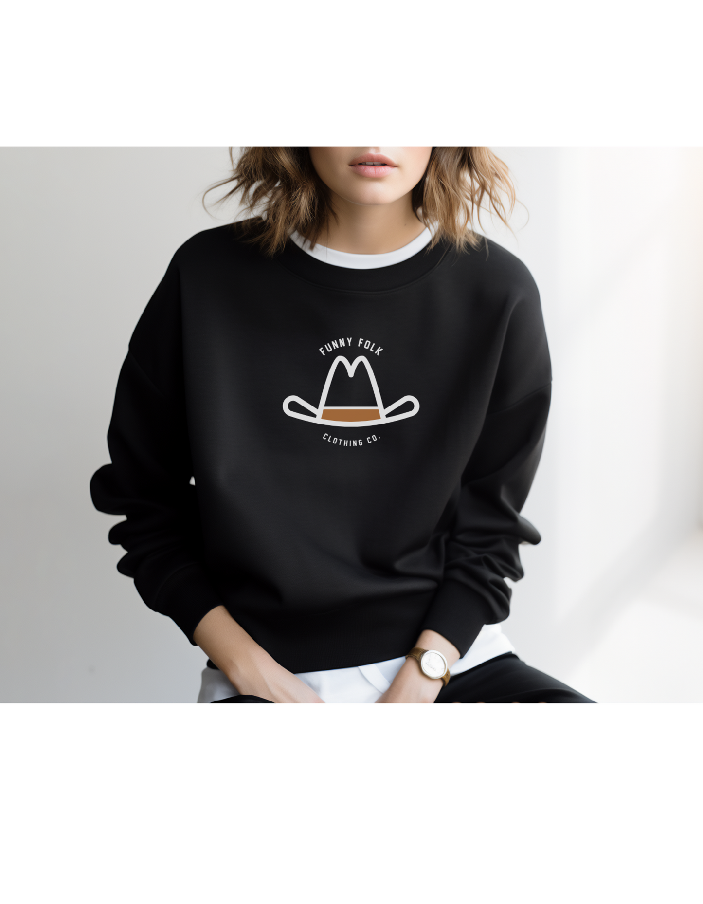 Official Funny Folk Clothing Co. Logo Sweatshirt