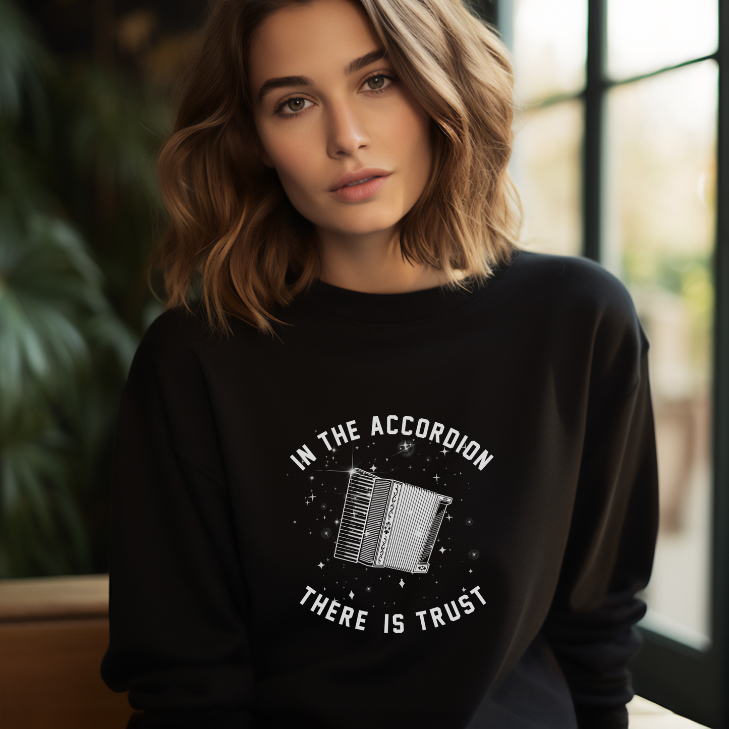 In the Accordion There Is Trust Original Sweatshirt