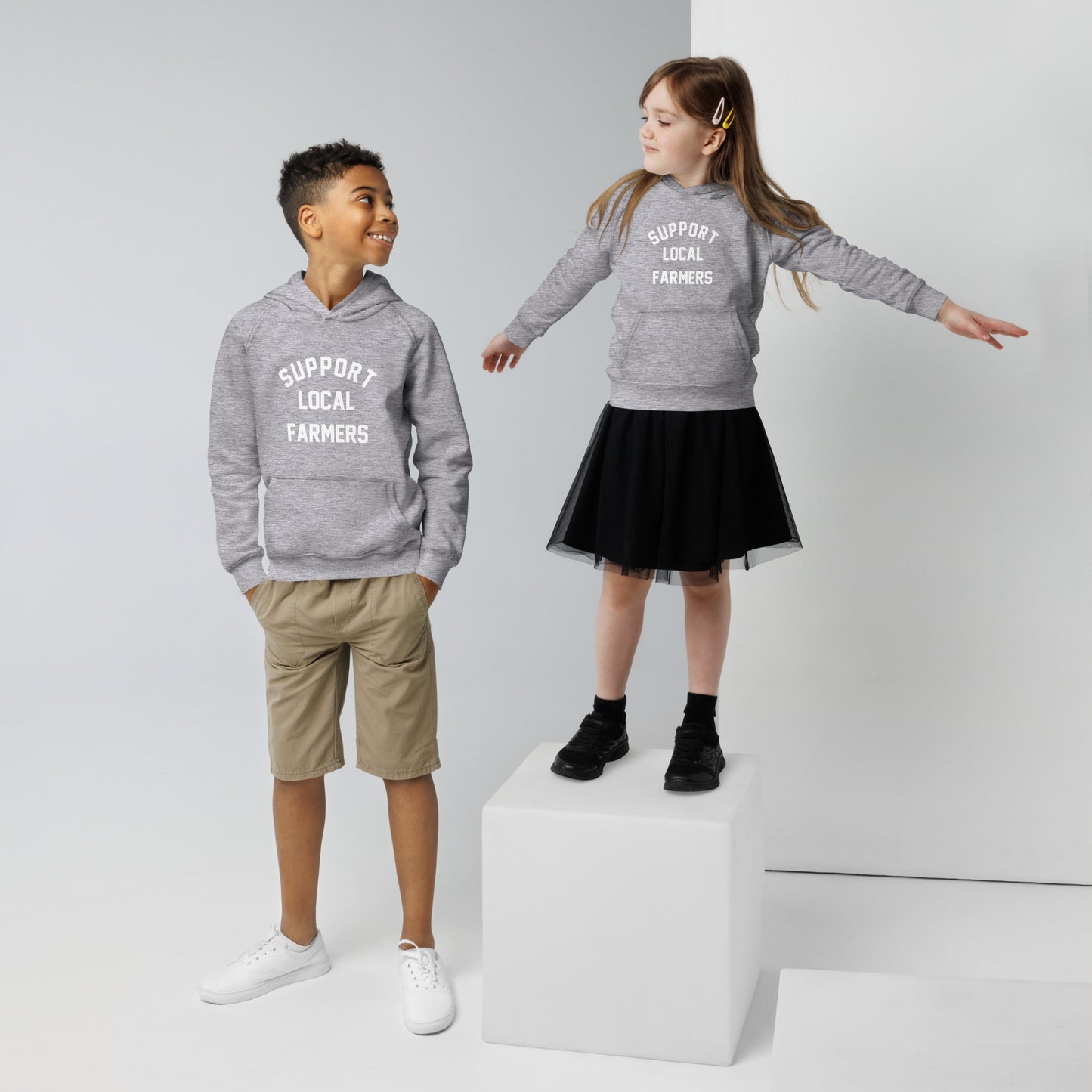 Support Local Farmers Original Hoodie | Youth