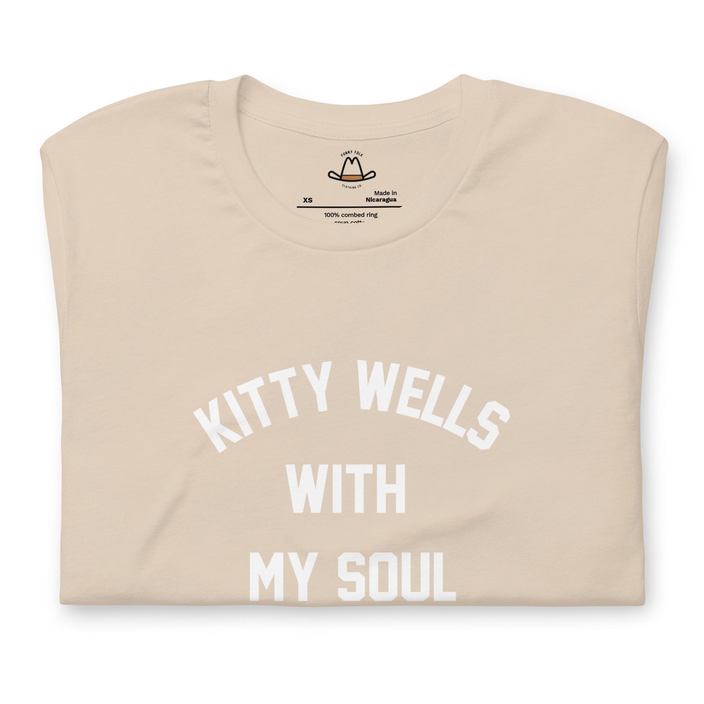 Kitty Wells With My Soul Original Tee