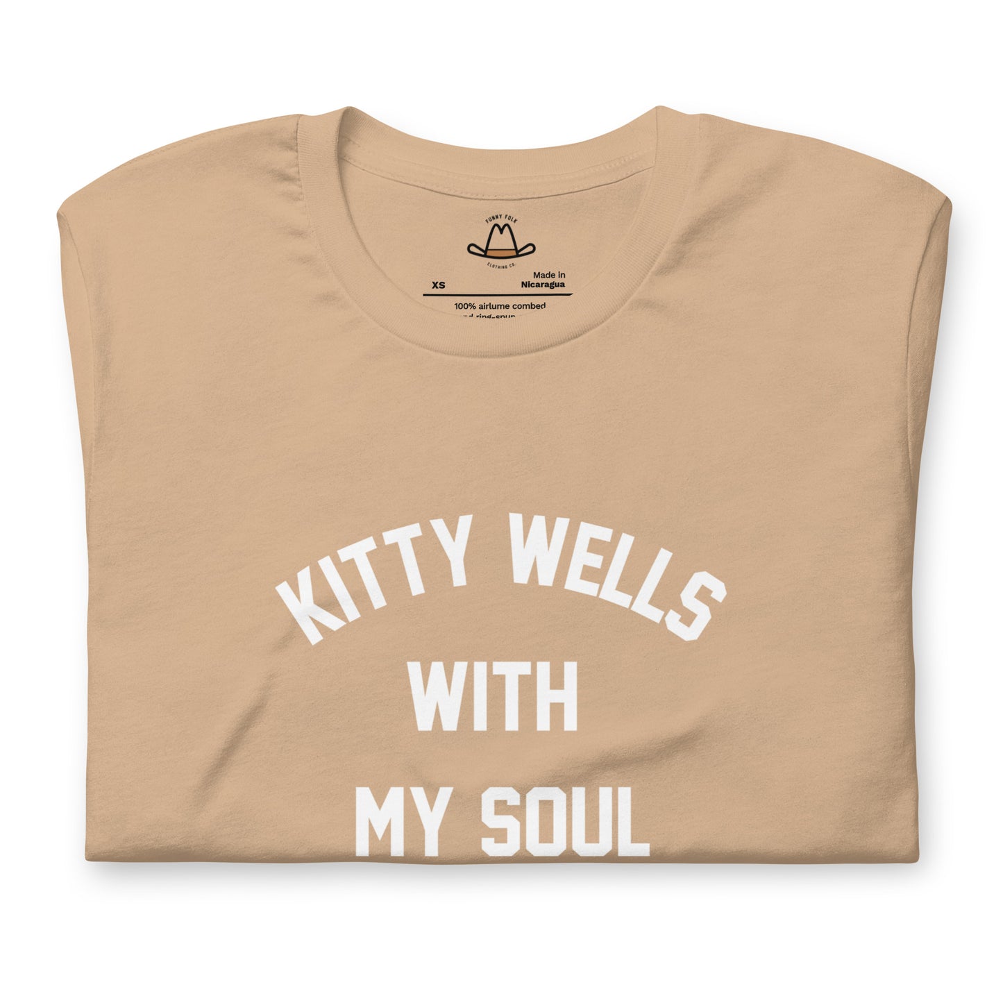 Kitty Wells With My Soul Original Tee