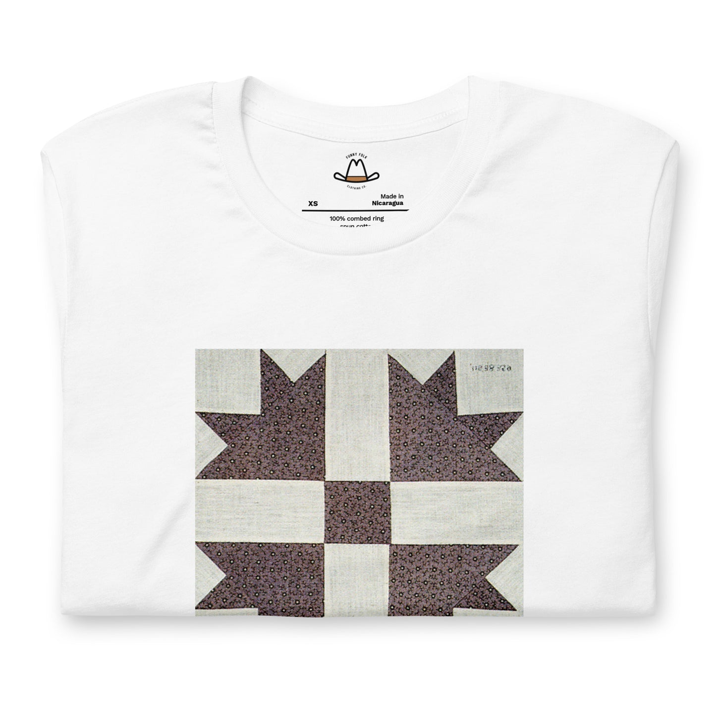 Goose Tracks II Quilt Block Original Tee