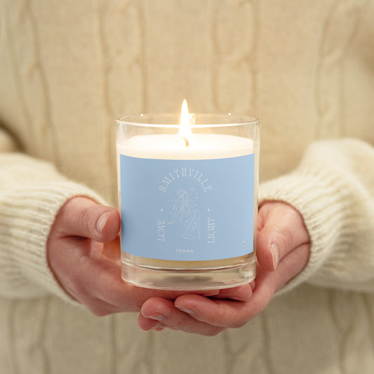 Love + Light | Smithville Light Blue Jar Candle