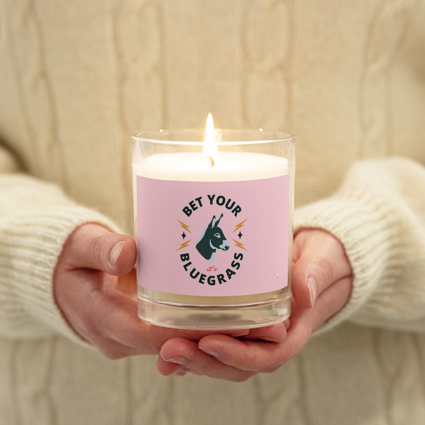 BLUEGR*ASS Original Jar Candle