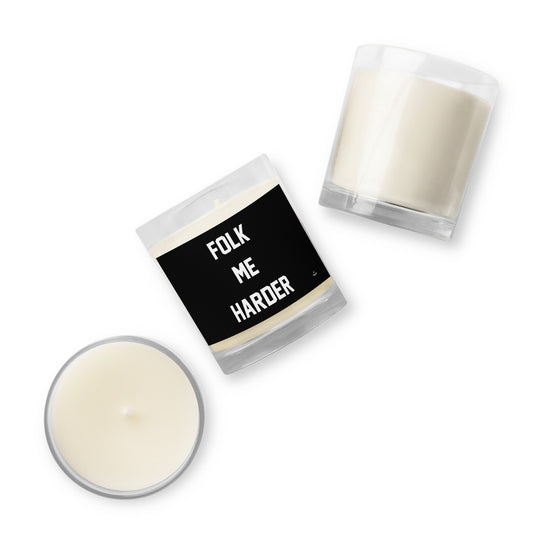 Folk Me Harder Jar Candle | Black