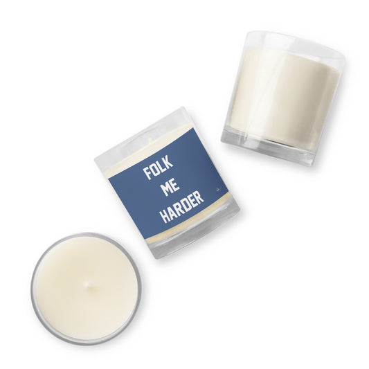 Folk Me Harder Jar Candle | Blue