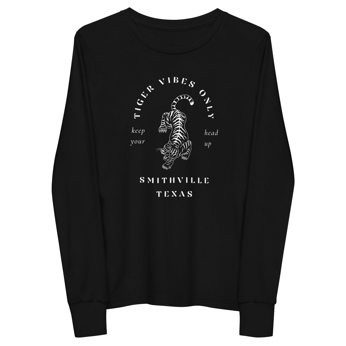 Tiger Vibes Only Long Sleeve Original Tee | Youth