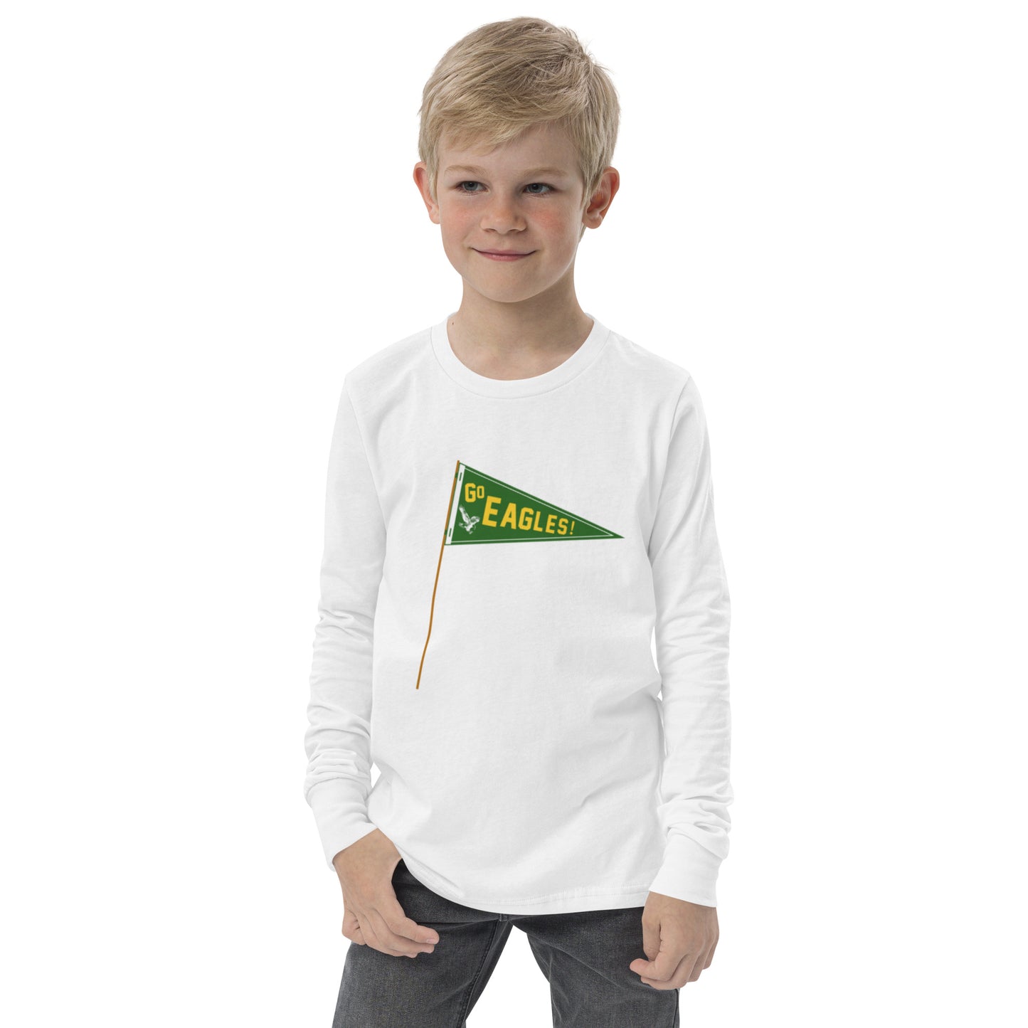 Eagles Pennant Long Sleeve Original Tee | Youth